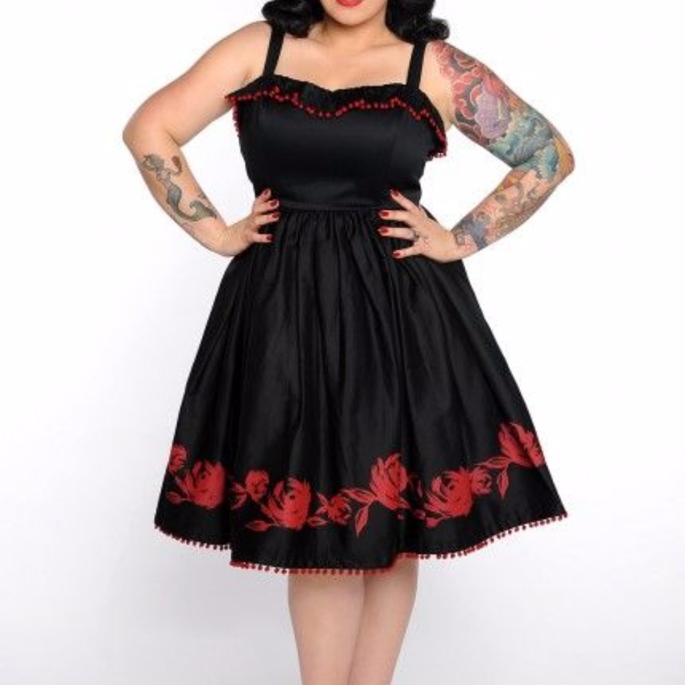 Pin up girl Clothing Bella Donna dress