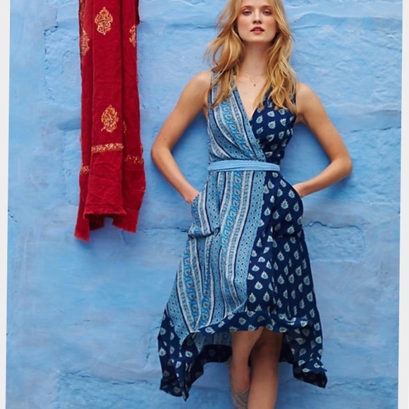 Anthropologie Dresses & Skirts - NWT Anthropologie Maeve Eclipse wrap dress. Sz 0.