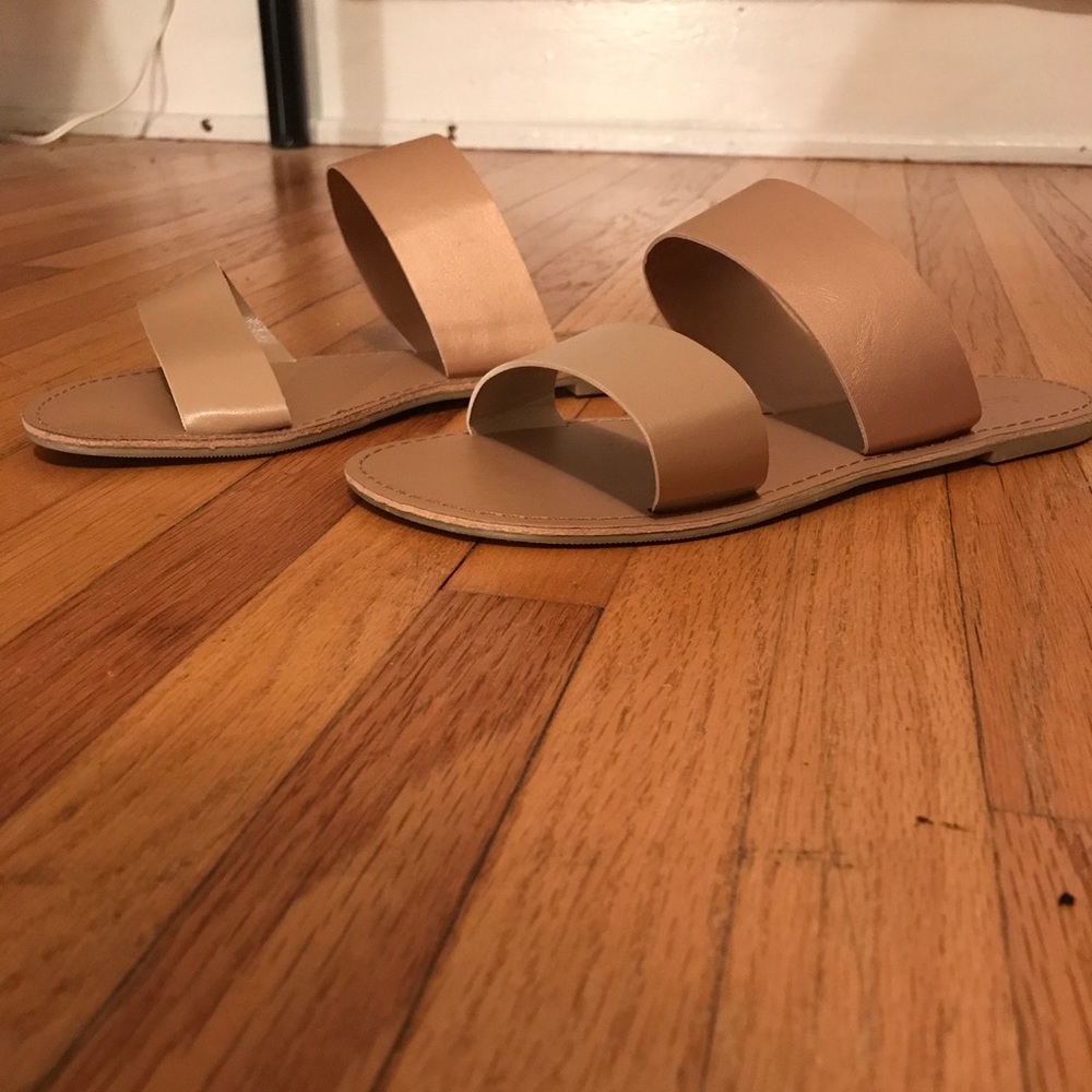 Gold sandals