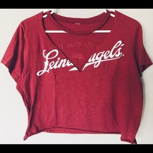 Leinenkugel's Crop Cut Out Tee