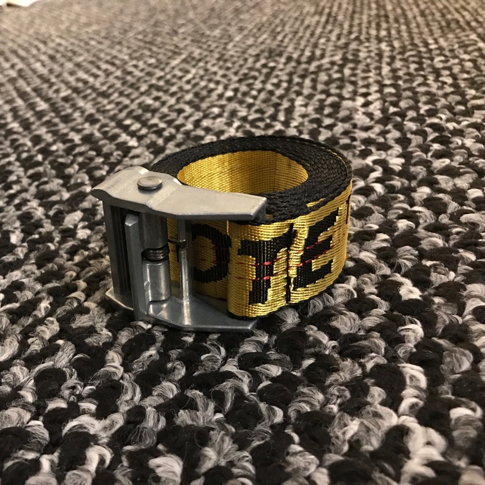 Off White Industrial Belt