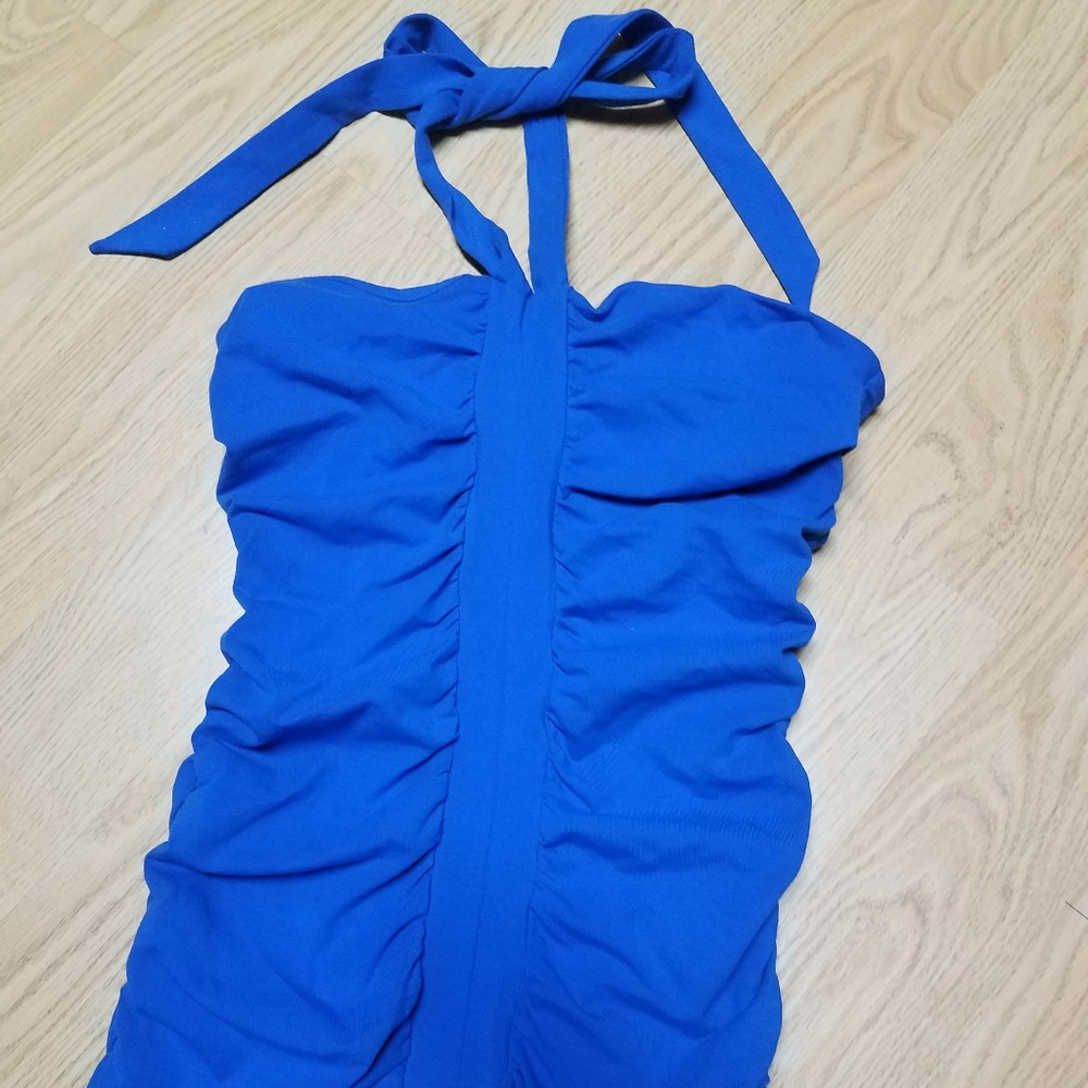 Victoria's Secret Blue Halter Bra Top Size M