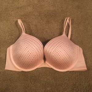 Victoria's Secret sexy rhinestone pink bra