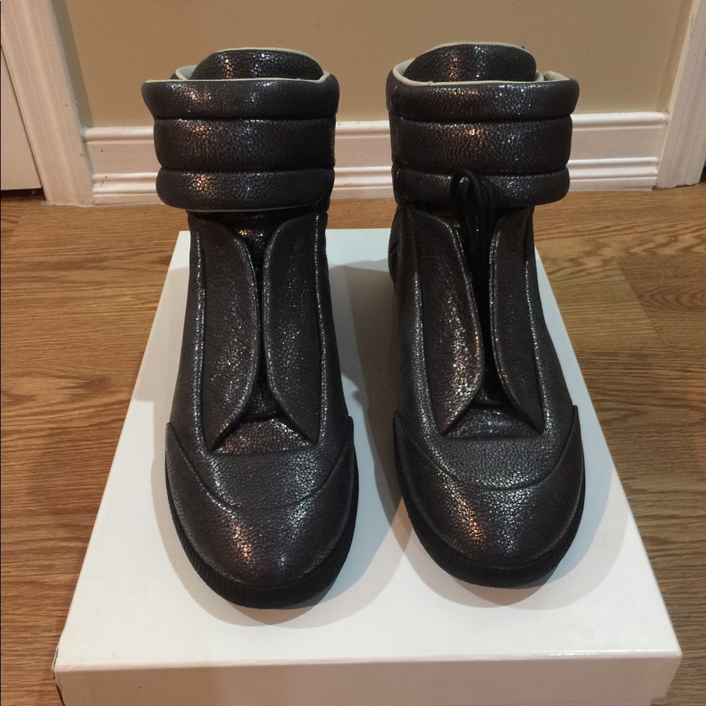 Maison Margiela Glitter Leather High top