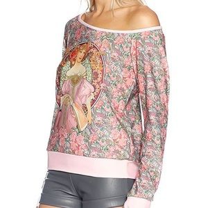 Black Milk Pink Moon Off the Shoulder Sweater