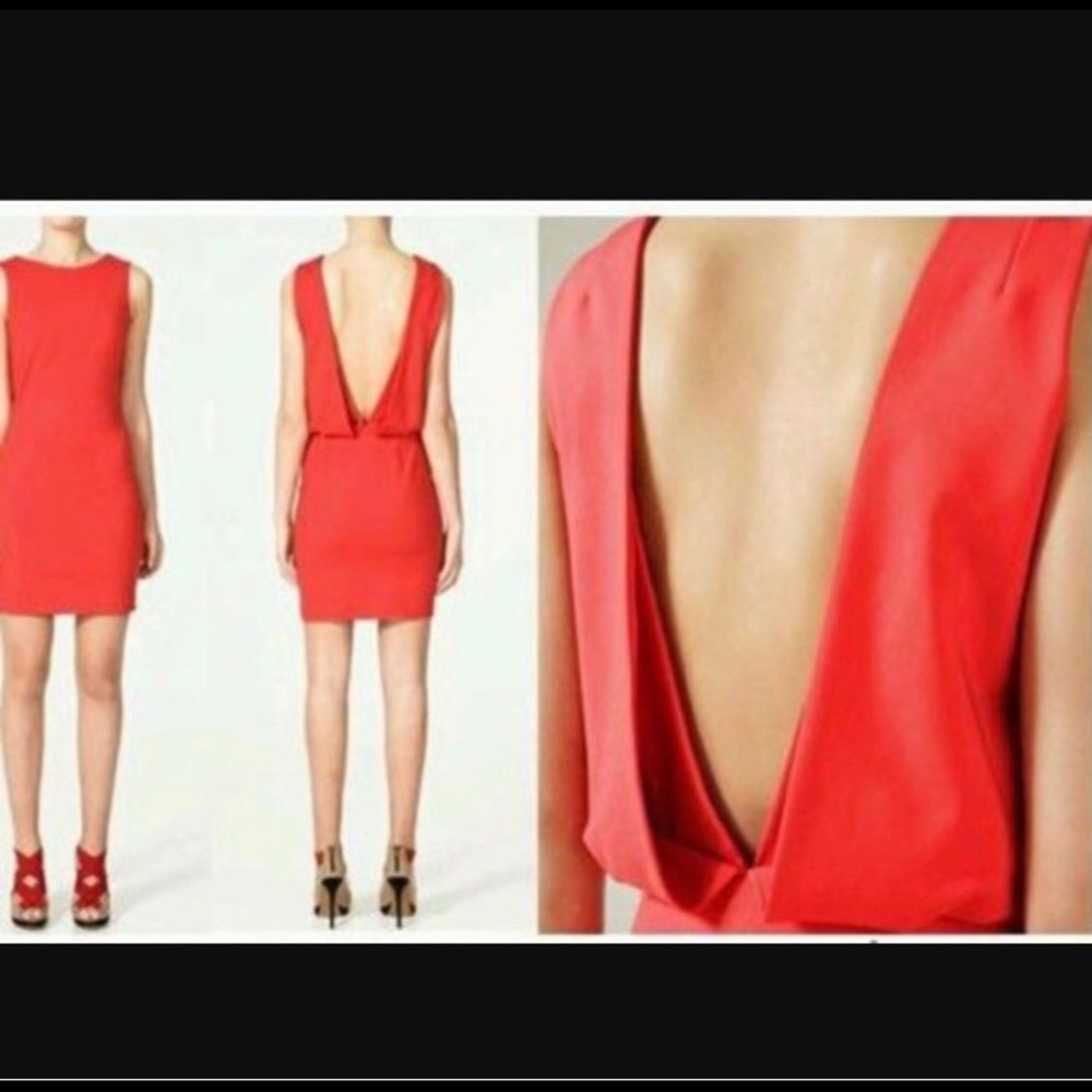 Zara Little Red Cocktail Dress❤️