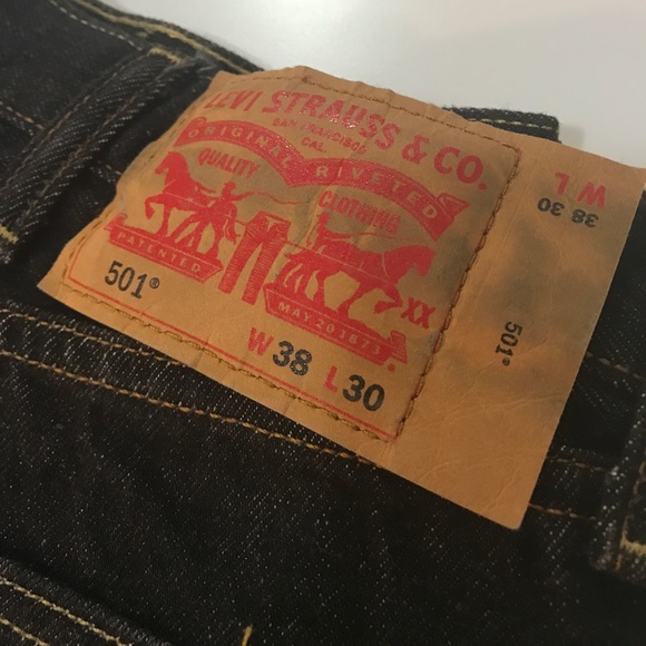 Black Levi's 501 Jeans - Picture 1 of 5