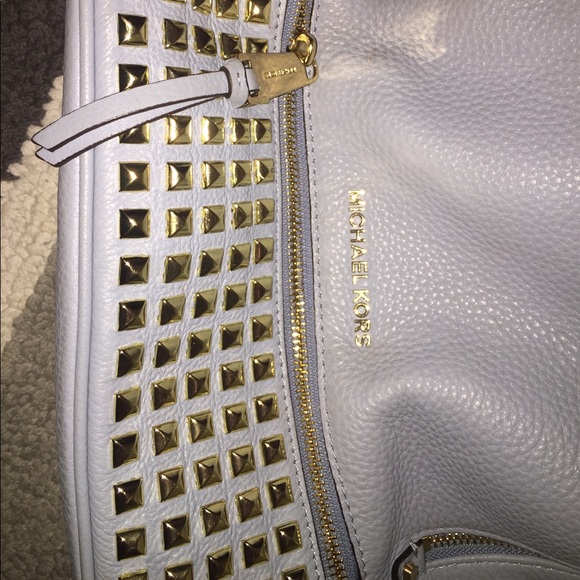 Light Blue Micheal Kors Backpack