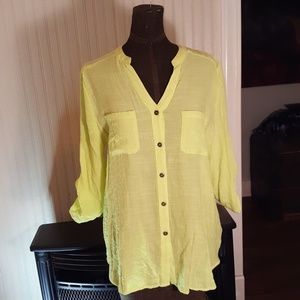 Lime Green Lightweight Blouse