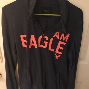American Eagle quarter zip pullover