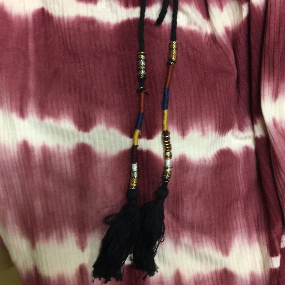 Tie Dye Boat Neck & Bell Sleeved Top - Picture 4 of 4