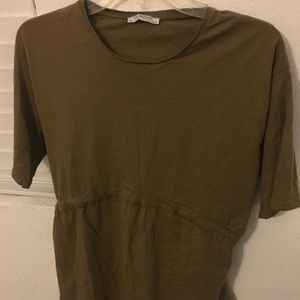 Olive green tee