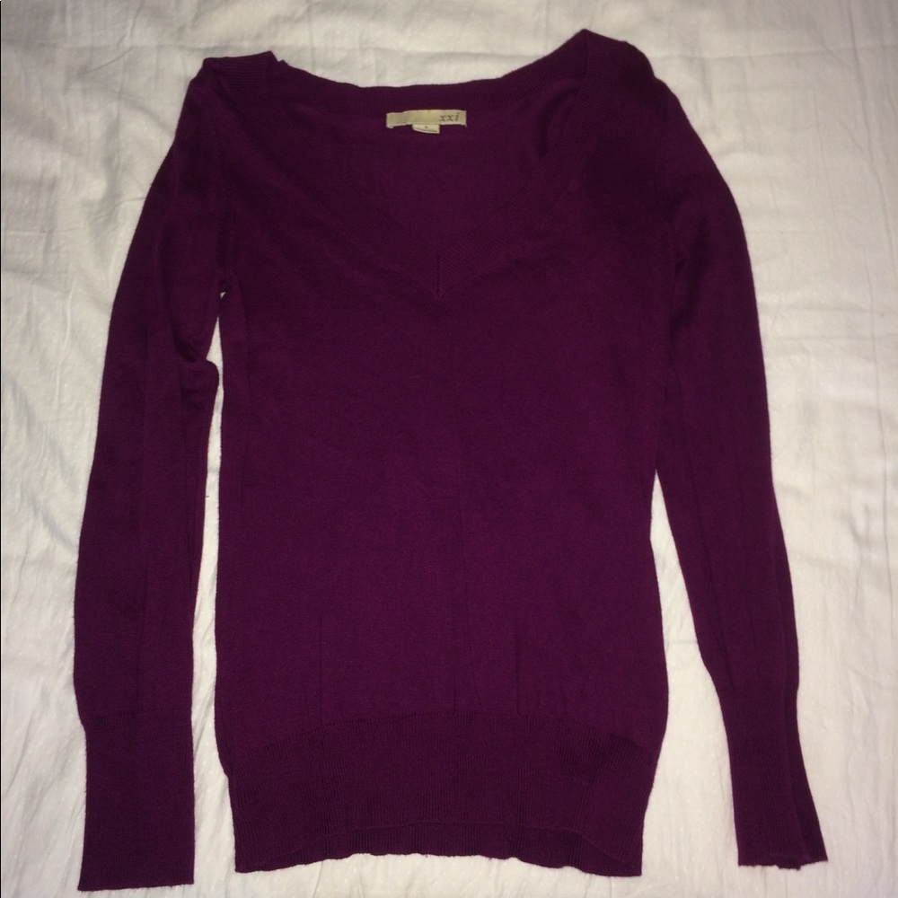 Purple sweater