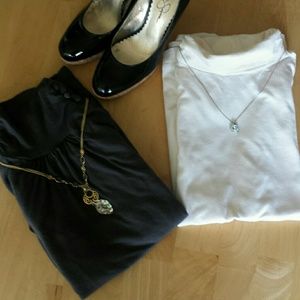 Banana Republic Gray Turtleneck Bundle