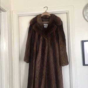 Vintage Beaver fur coat