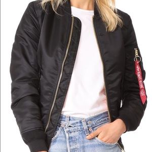 Alpha Industries Black Bomber Jacket