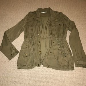 Army Green Military Jacket!