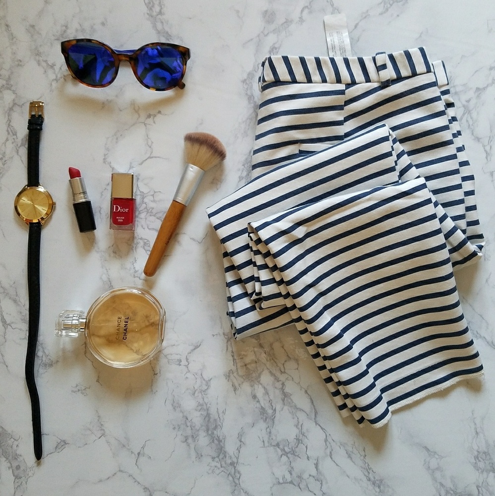 Zara Horizontal Stripe Trousers