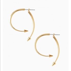 Stella & Dor Winding Arrow Gold Hoops