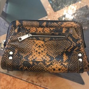 Rebecca Minkoff Snakeskin Python clutch