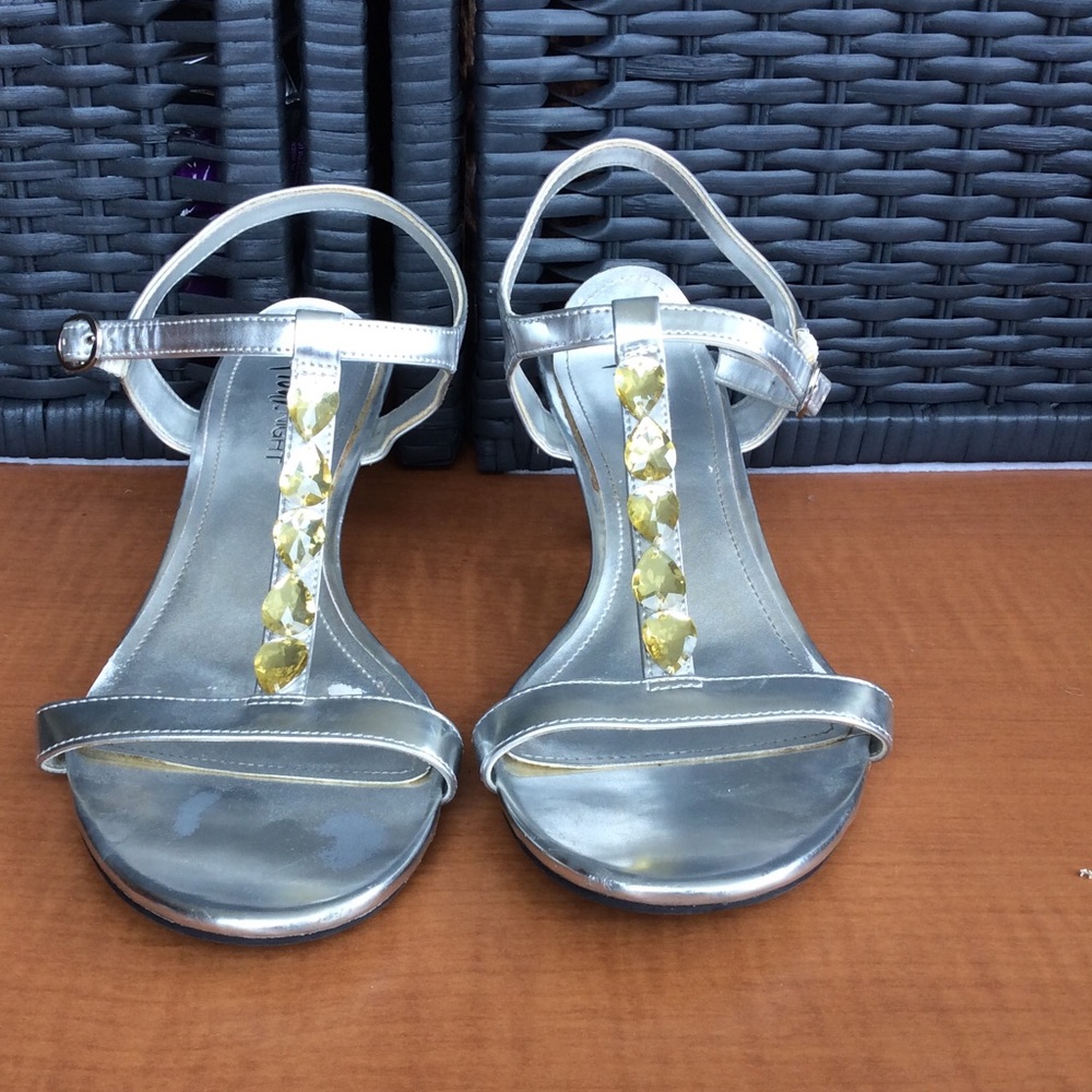 Silver Fioni Night Heels