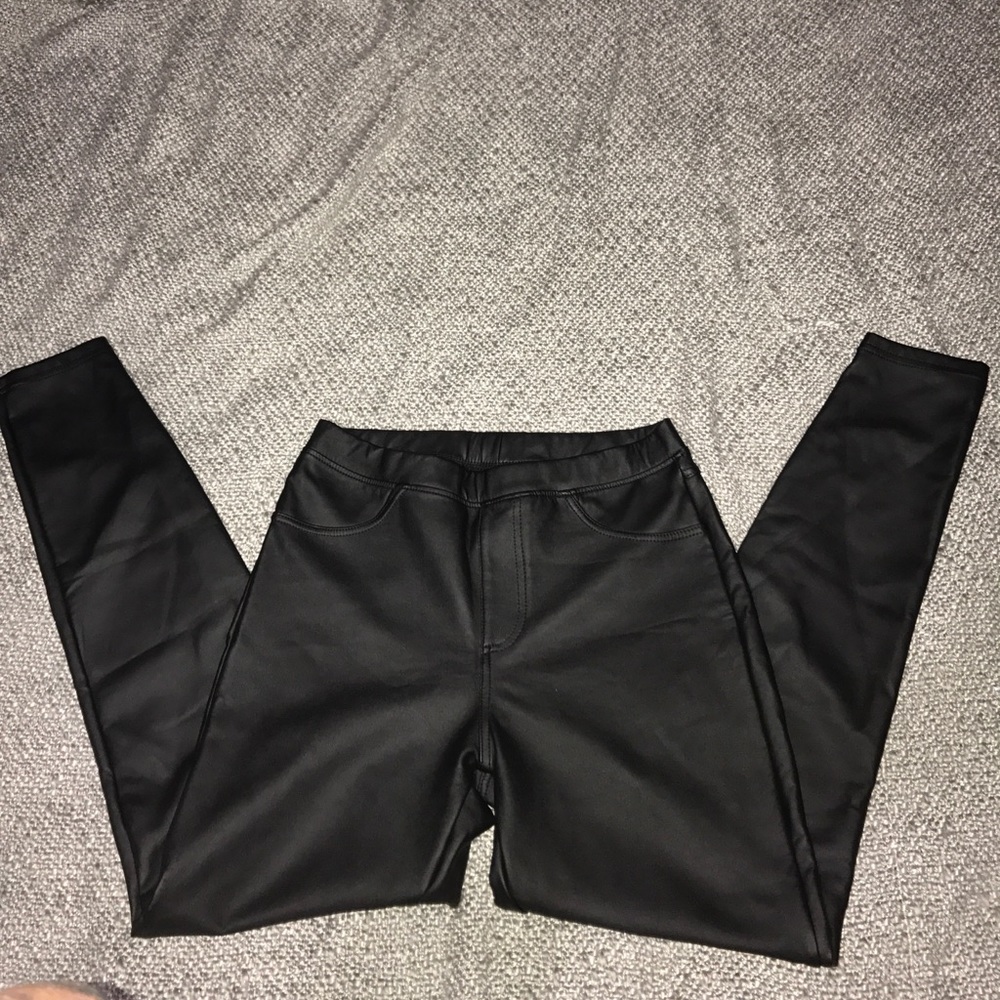Faux leather Jegging