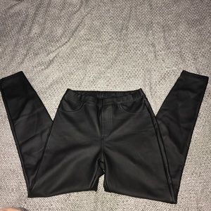 Faux leather Jegging