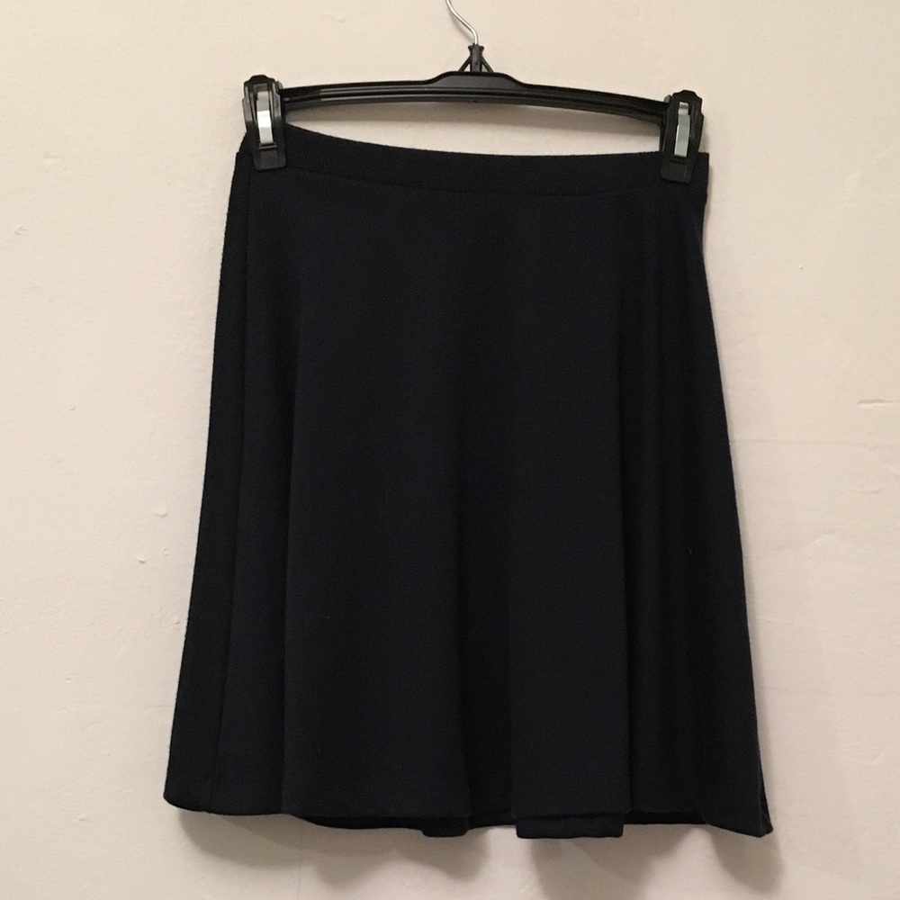 Dark blue circle skirt