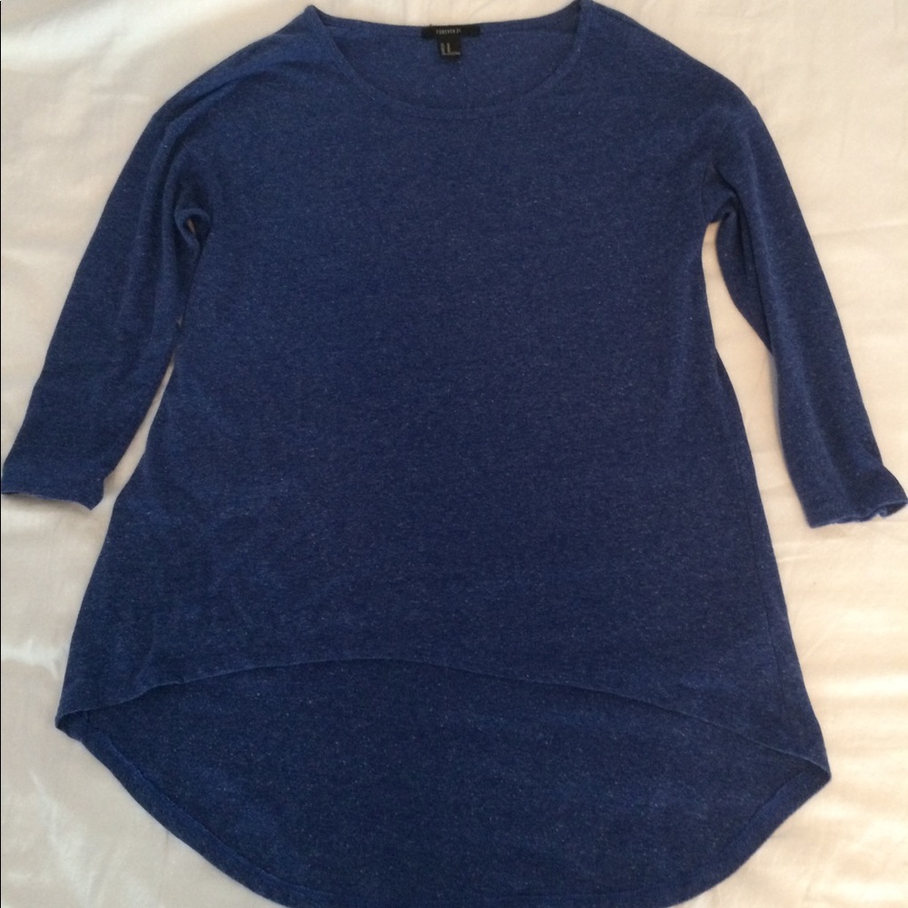 Blue high low top