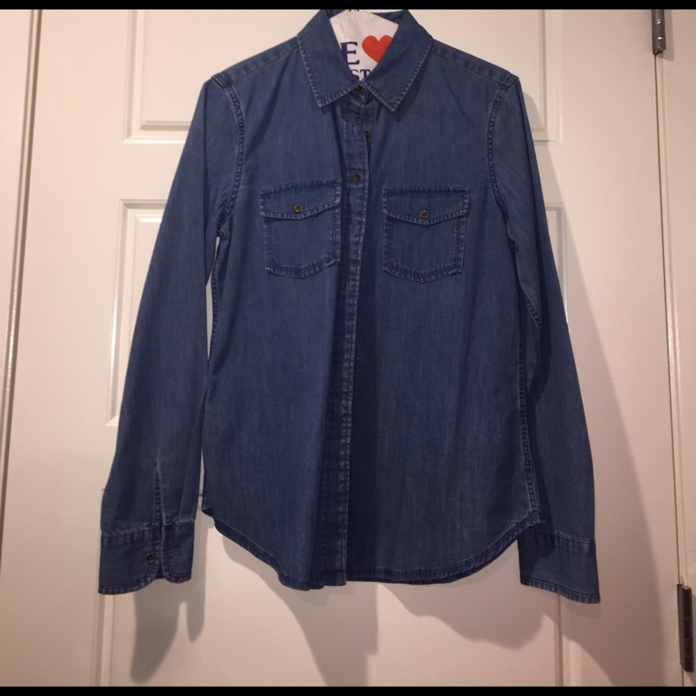 Chambray button down