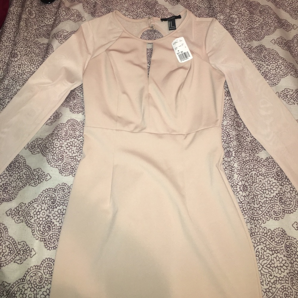 Tan Tight Dress 👗Thick Material 👌🏻