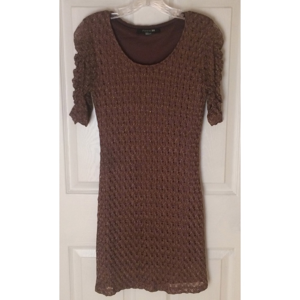 Sparkle mahogany dress