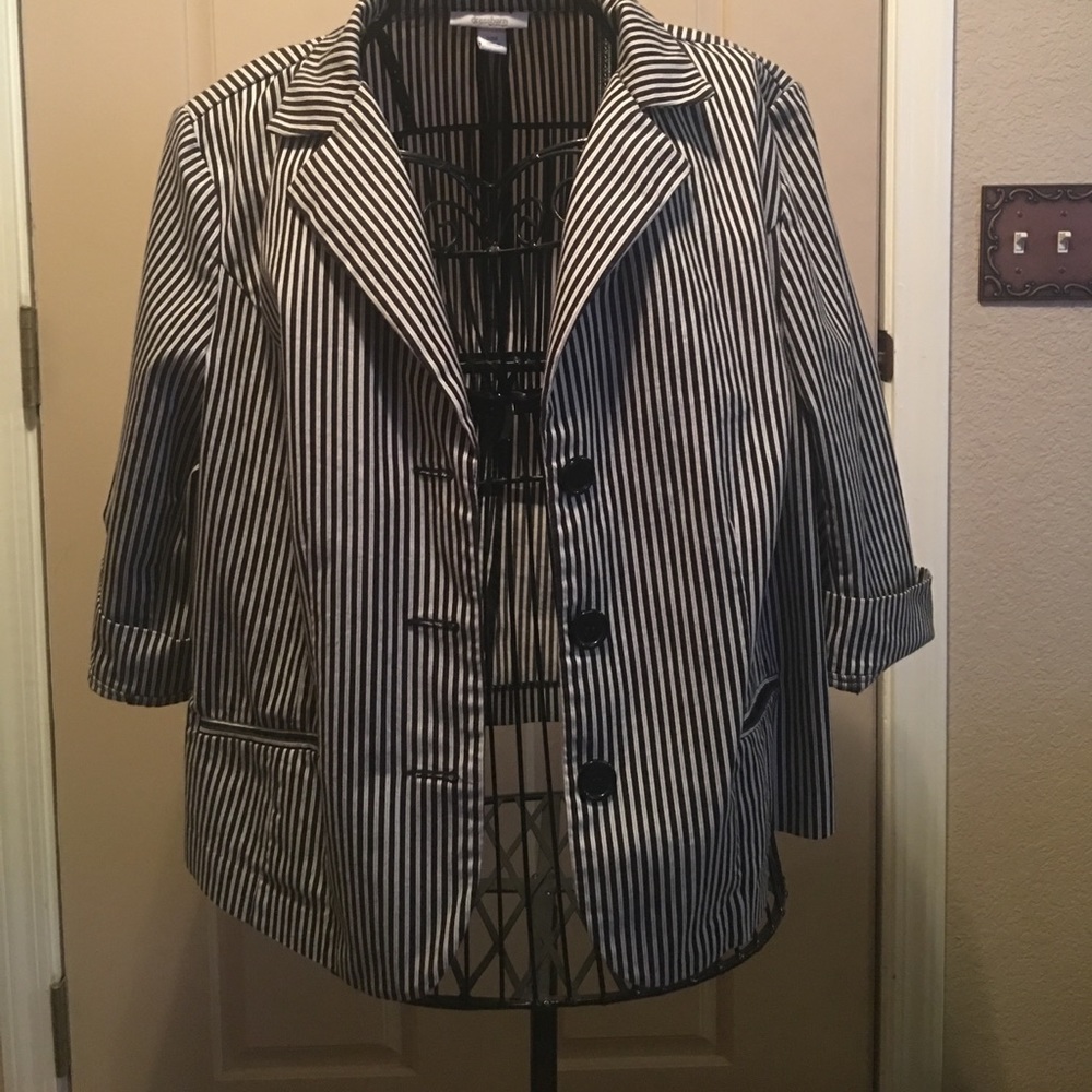 Dress Barn sz 20w black and white