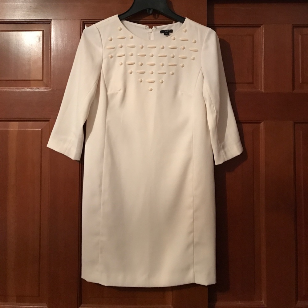 White Ann Taylor dress size 0P