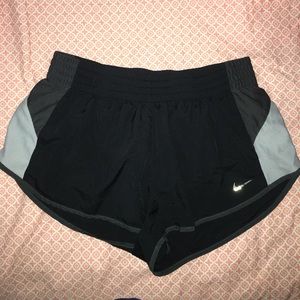 Nike Black and grey running shorts