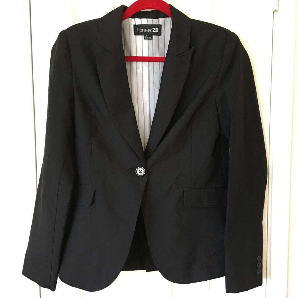 🥳F21 Black Blazer
