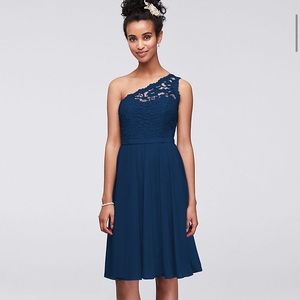 One Shoulder Short Bridesmaids Dress NWT ‼️