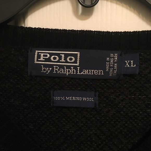 Men's Polo Sweater - Picture 1 of 2