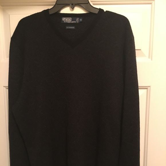 Men's Polo Sweater - Picture 2 of 2