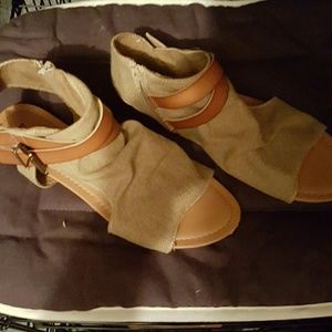 Canvas sandals...like new