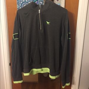 PINK half zip medium sweatshirt