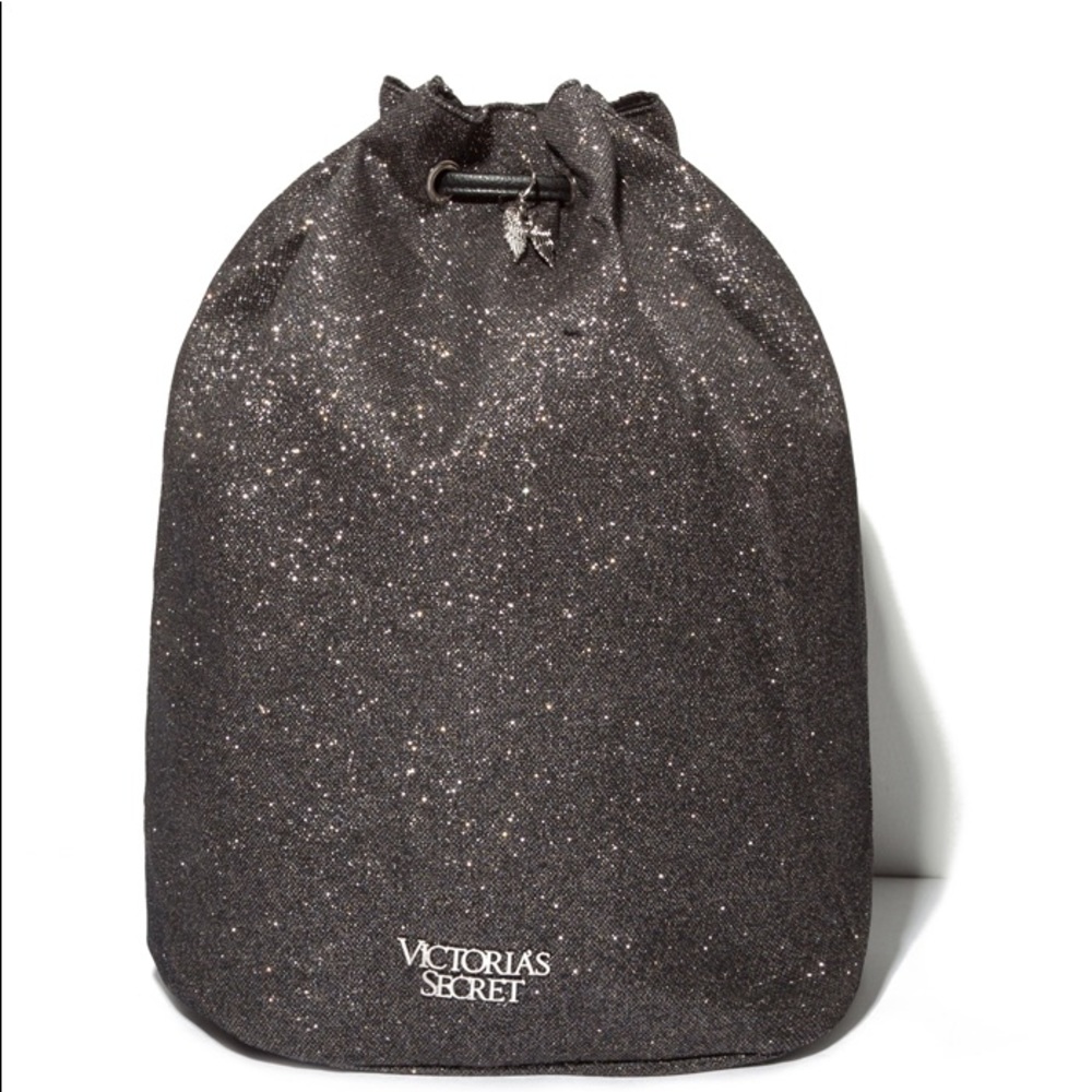 SALE!Victoria's Secret Sparkle Drawstring Backpack