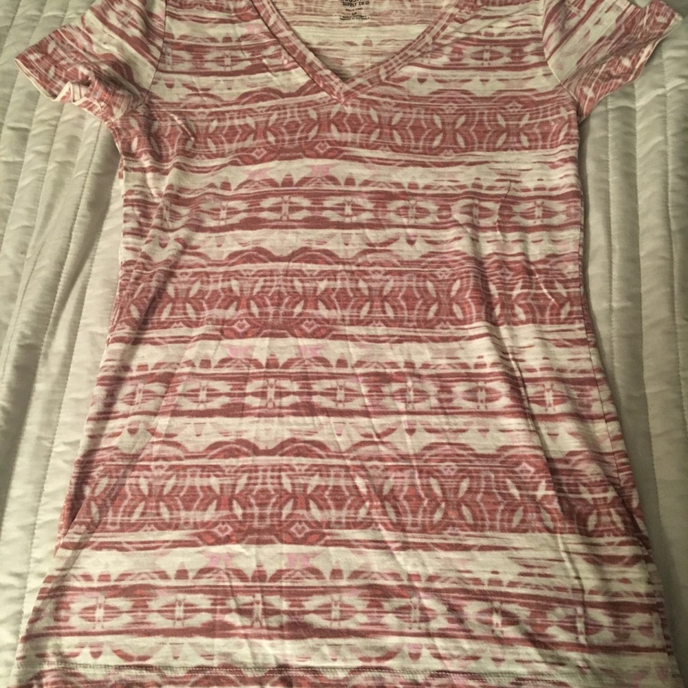 pink cotton top shirt
