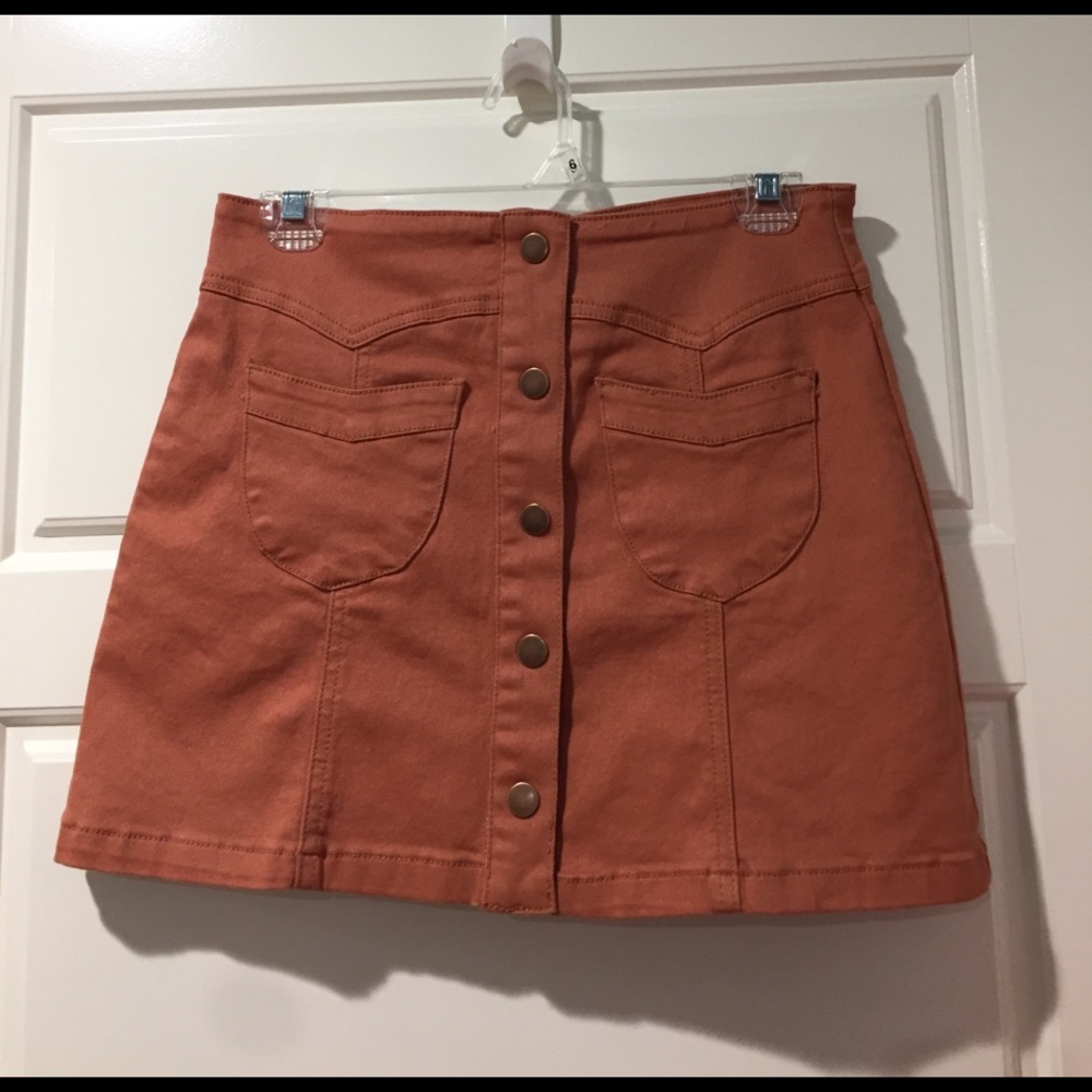 Forever 21 Button Up Mini Skirt
