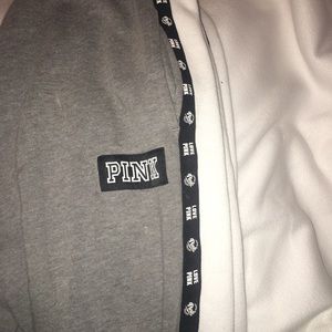 Grey PINK sweatpants