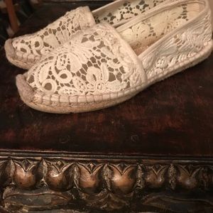 Tori Burch Lace Espadrilles