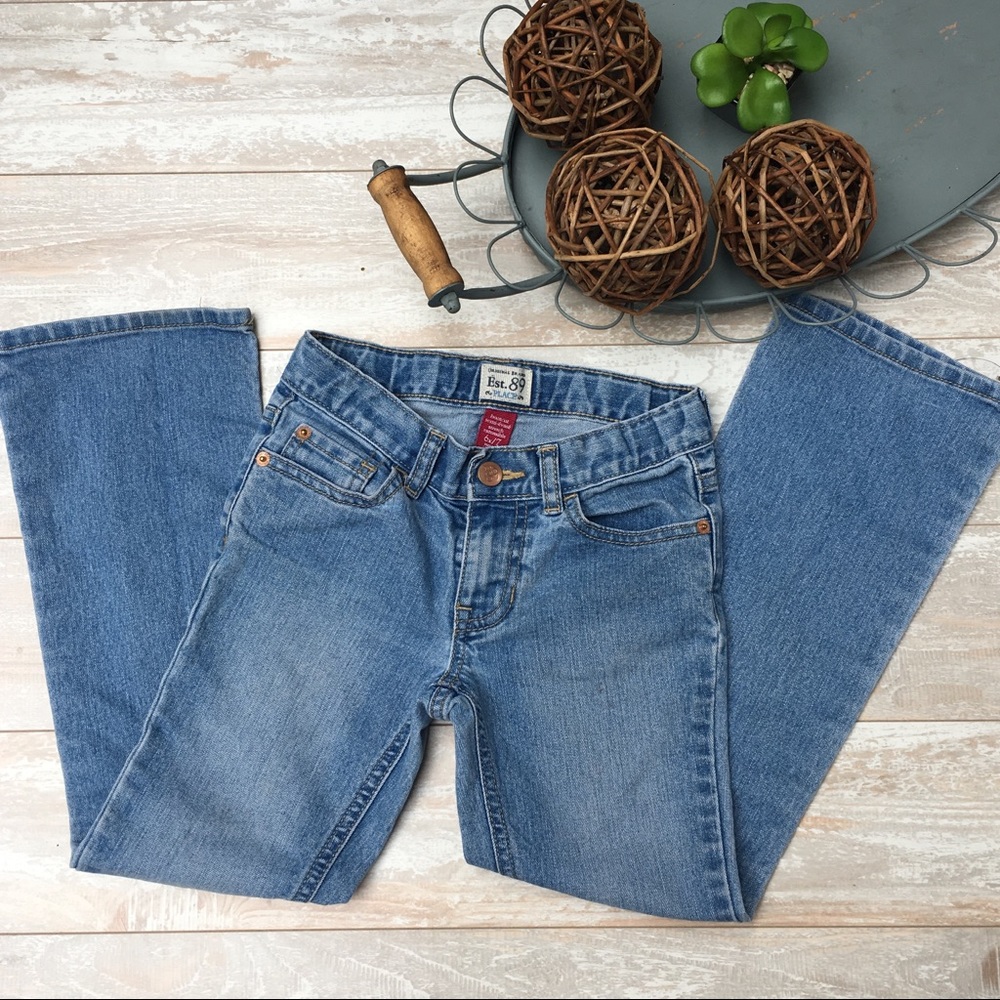 Girls Place Est. 89 Stretch Bootcut Med Wash Jeans