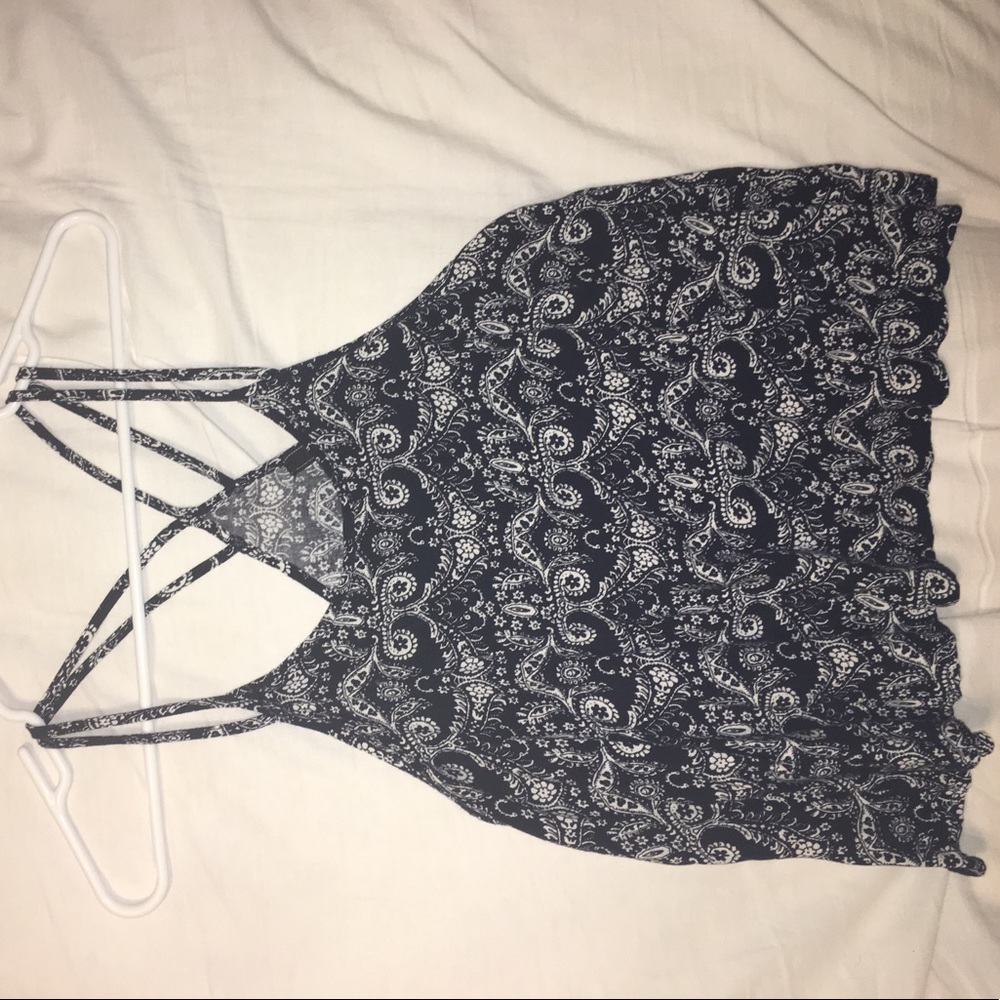 Navy blue blouse