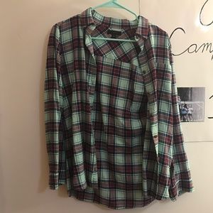 J.crew plaid button up