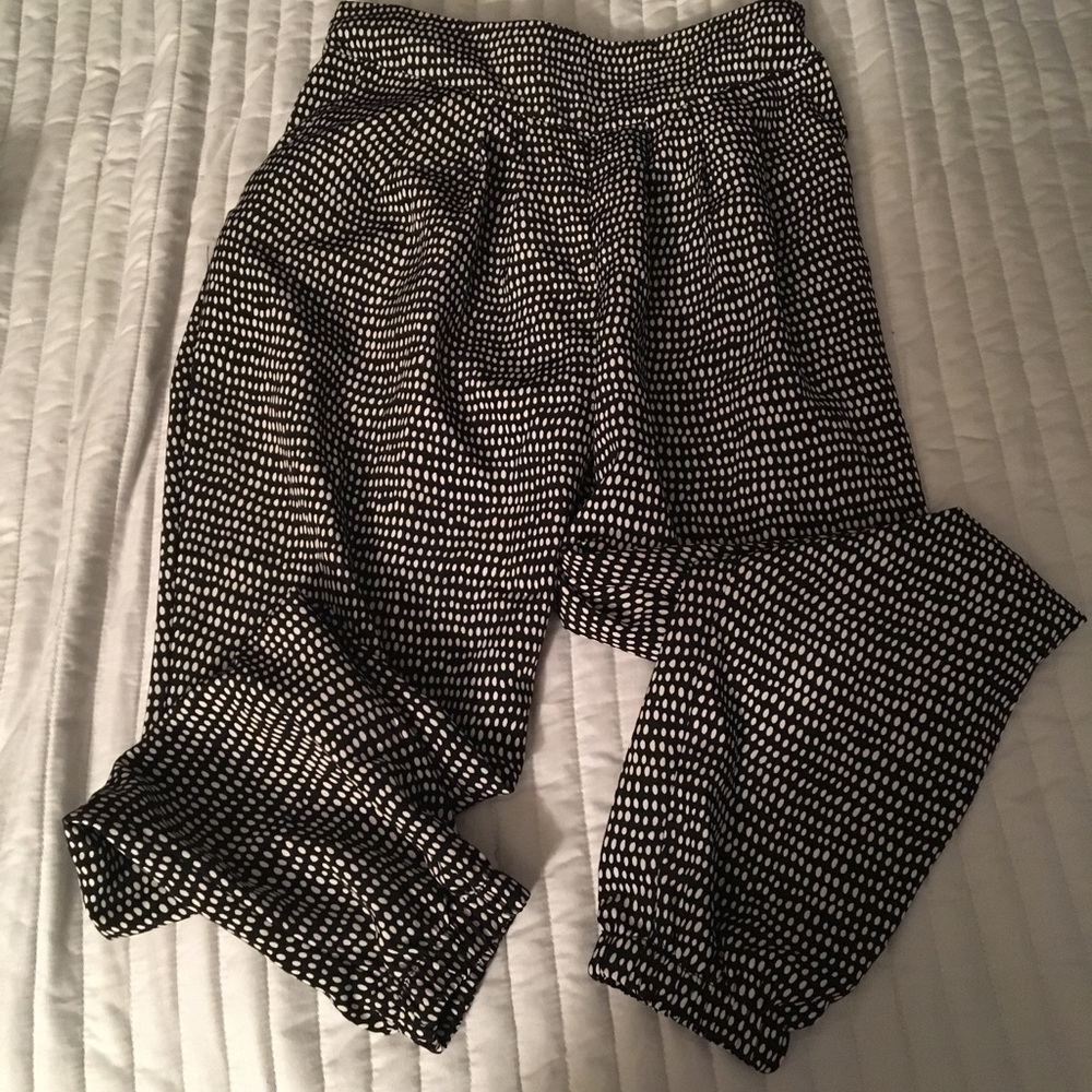 Dress pants with fitted bottom